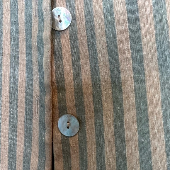 Vintage Brownstone Studio 2 piece 90s skirt business suit 100% silk size 8 P - Picture 3 of 8